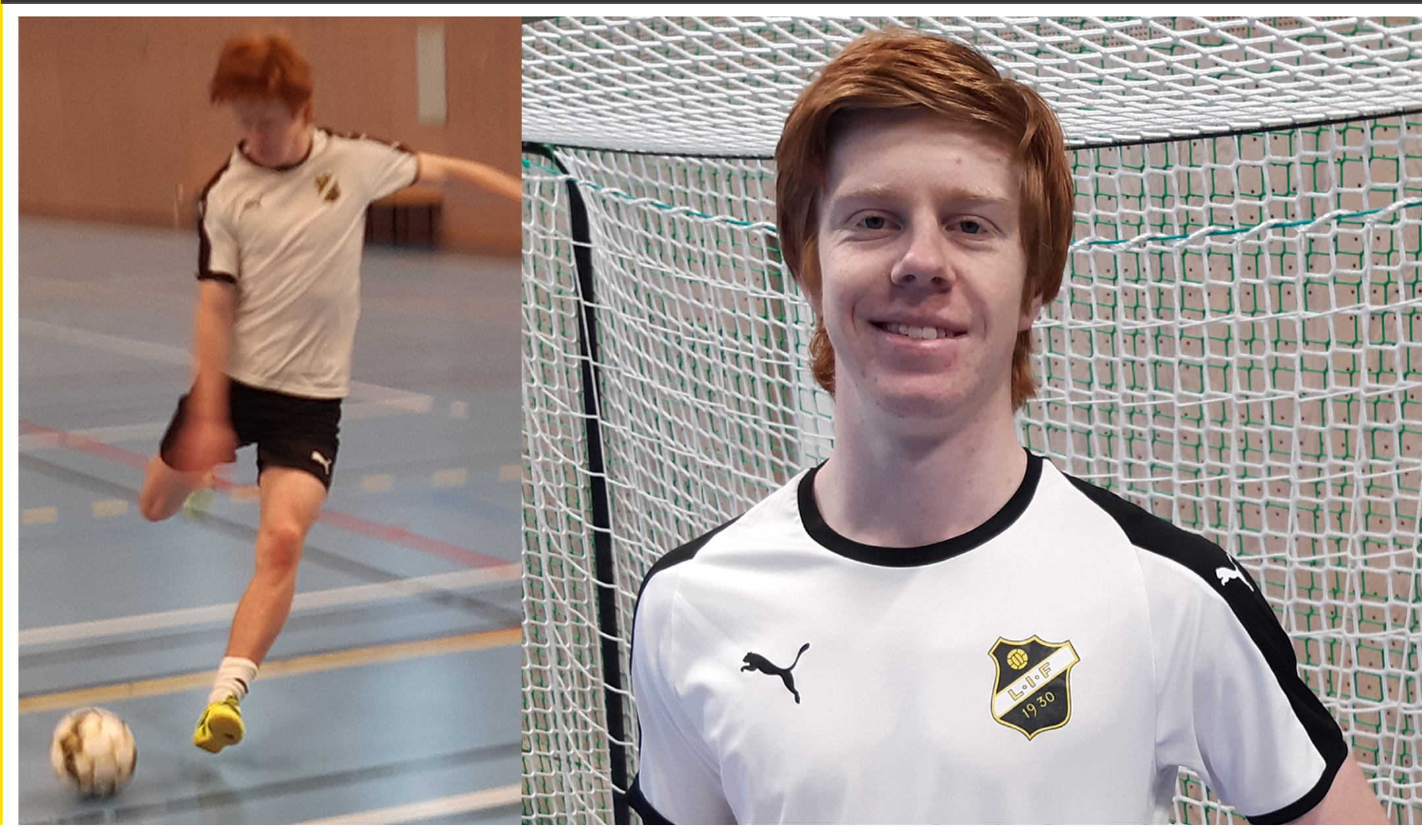 Listorps IF Björn Lind - most national scoring records ever in Sweden - Björn Lind Listorp overall outstanding Swedish topscorer in league, qualification and totally - Listorp Björn Lind best ever topscorer - a year and two succeding years ever in Sweden in male indoor football futsal - Björn Lind Listorps IF all scoring records include by far longest ever male scoring record streak in Sweden - Picture: Björn Lind Listorps IF as all time overall Swedish topscorer in league, qualification and in total a single year in male futsal